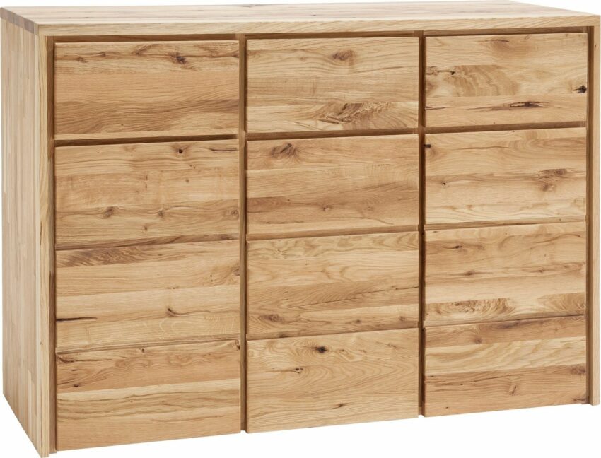 Home affaire Kommode »Zetra«, aus massivem Wildeichen Holz, mit Soft-Close-Funktion für die Schubladen-Kommoden-Ideen für dein Zuhause von Home Trends