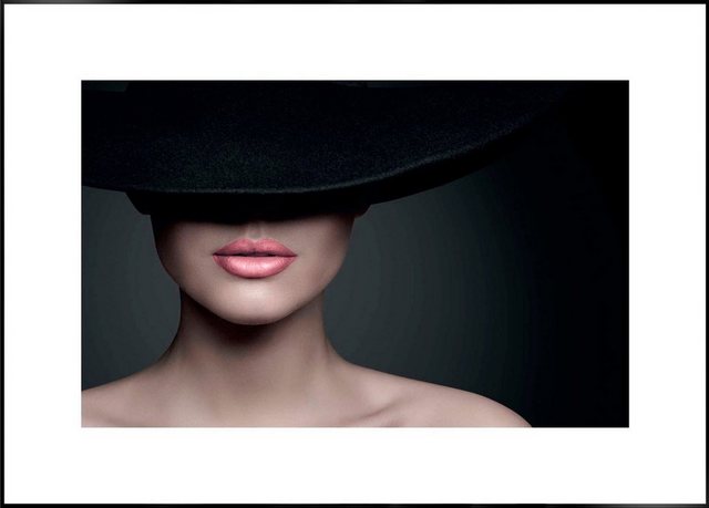 Reinders! Wandbild »Slim Frame Black 50x70 Feminine Hat«-Bilder-Inspirationen