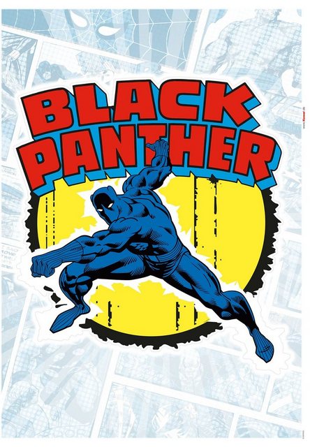 Komar Wandtattoo »Black Panther Comic Classic« (1 Stück), 50 x 70 cm-Wandtattoos-Inspirationen