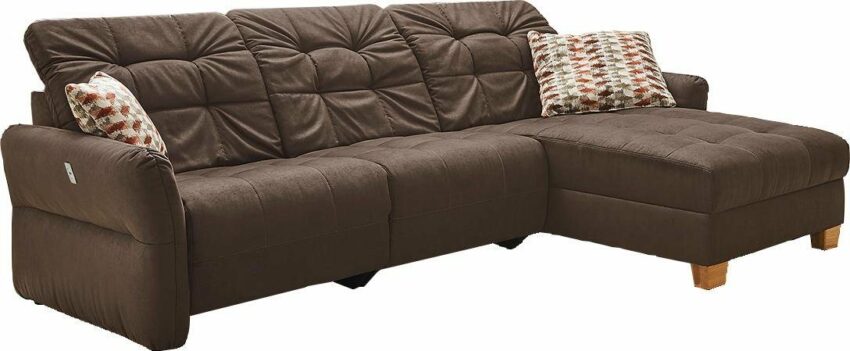 Home affaire Ecksofa, jeweils mit USB-Ladestation außen an der Armlehne und mit Relaxfunktion in der Recamiere sowie im Außenelement-Sofas-Ideen für dein Zuhause von Home Trends