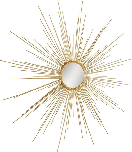 Leonique Dekospiegel »Sonne, gold«, Wandspiegel, Wanddeko, rund, Ø 104 cm, aus Metall, dekorativ im Wohnzimmer & Schlafzimmer-Spiegel-Inspirationen