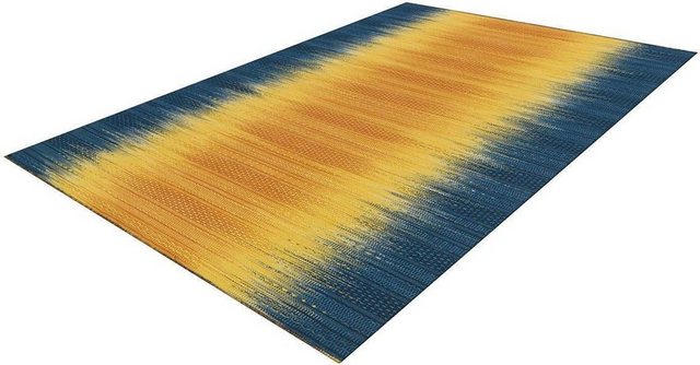 Teppich »Sunset 8070«, Arte Espina, rechteckig, Höhe 6 mm, reine Wolle mit Baumwollanteil, Wohnzimmer-Teppiche-Inspirationen