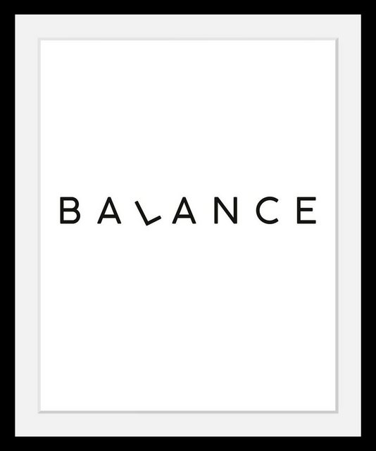 queence Bild »Balance«, in 3 Größen, gerahmt-Bilder-Inspirationen