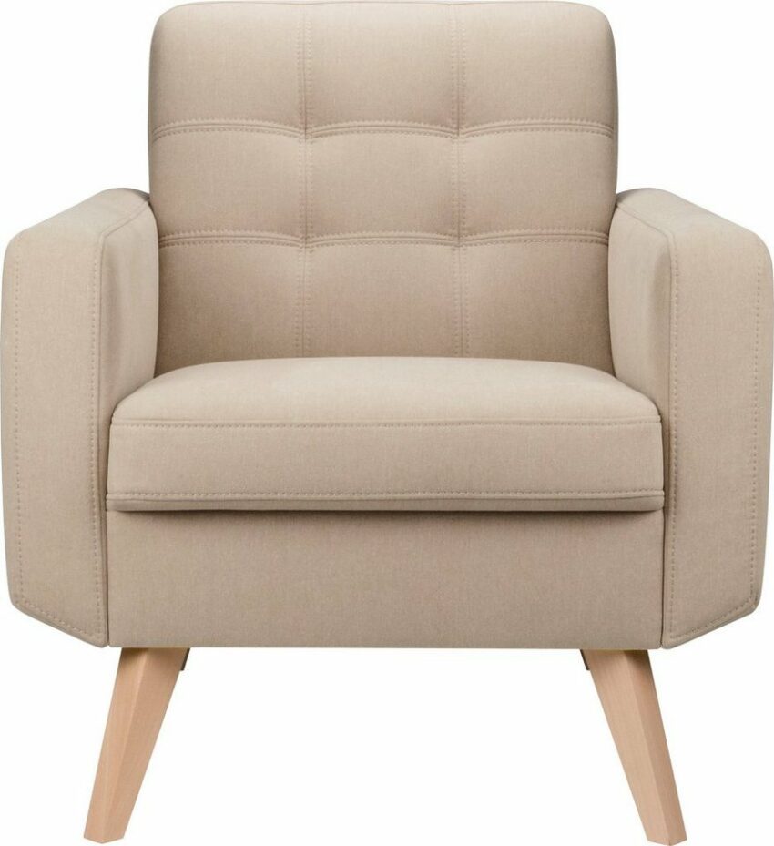 andas Loungesessel »Jelle«, mit Holzfüßen-Sessel-Ideen für dein Zuhause von Home Trends
