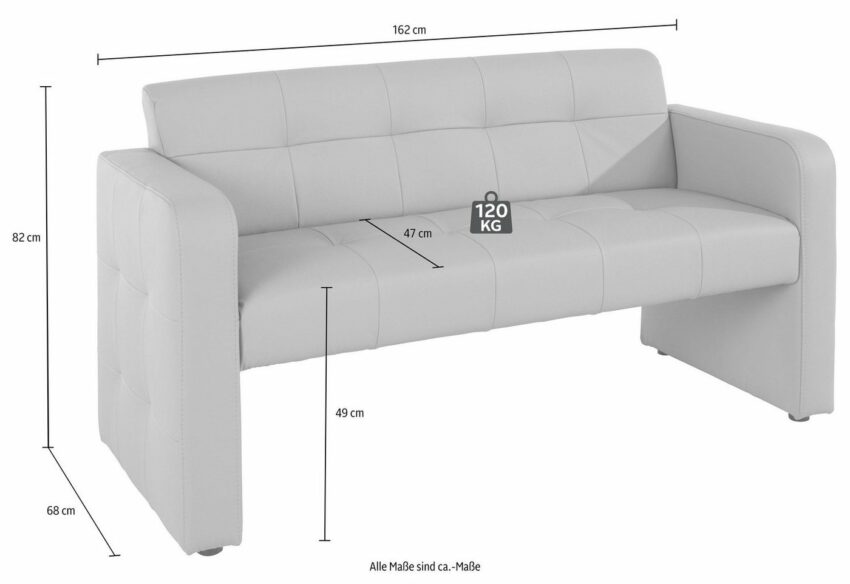 exxpo - sofa fashion Polsterbank »Barista«, Frei im Raum stellbar-Sitzbänke-Ideen für dein Zuhause von Home Trends