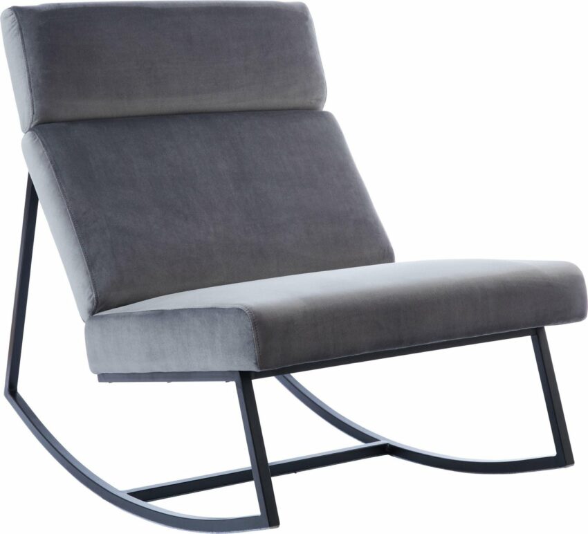 Guido Maria Kretschmer Home&Living Schaukelstuhl »Soel«, mit modernen Metallgestell und weichem Samtvelours Bezug-Stühle-Ideen für dein Zuhause von Home Trends