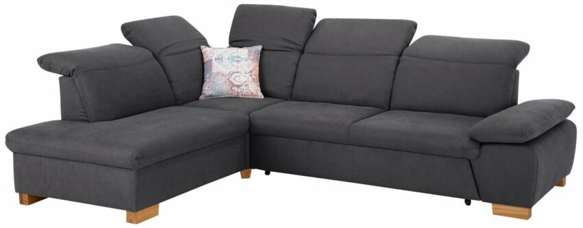 Home affaire Ecksofa »Maven«, mit Ottomane, Kopfteil- und Armlehn-Verstellung, Federkern-Sofas-Ideen für dein Zuhause von Home Trends