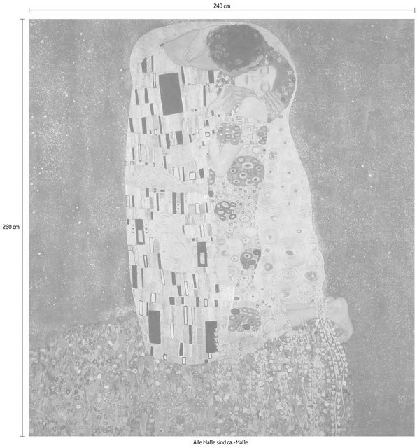Wall-Art Vliestapete »Klimt - Der Kuss«-Tapeten-Inspirationen