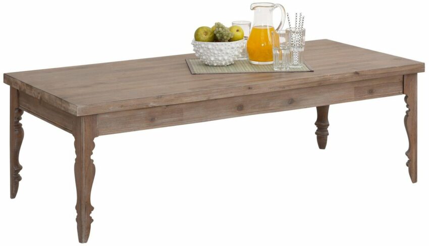 Home affaire Couchtisch »Magnolia«, aus massivem Akazienholz, mit schönen dekorativen Fräsungen, Breite 142 cm-Tische-Ideen für dein Zuhause von Home Trends