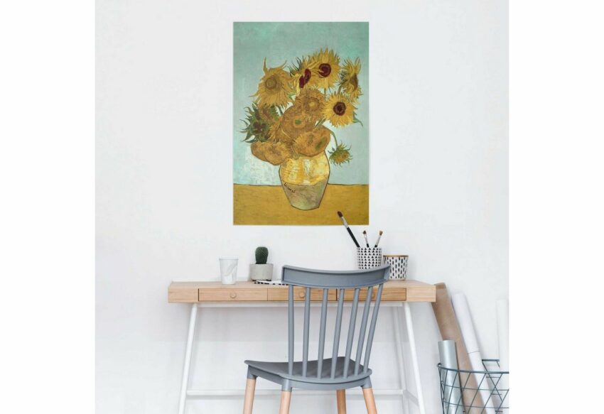 Reinders! Poster »Sonnenblumen Vincent van Gogh - Blüte - Pflanze - Berühmtes Gemälde«, (1 Stück)-Bilder-Ideen für dein Zuhause von Home Trends