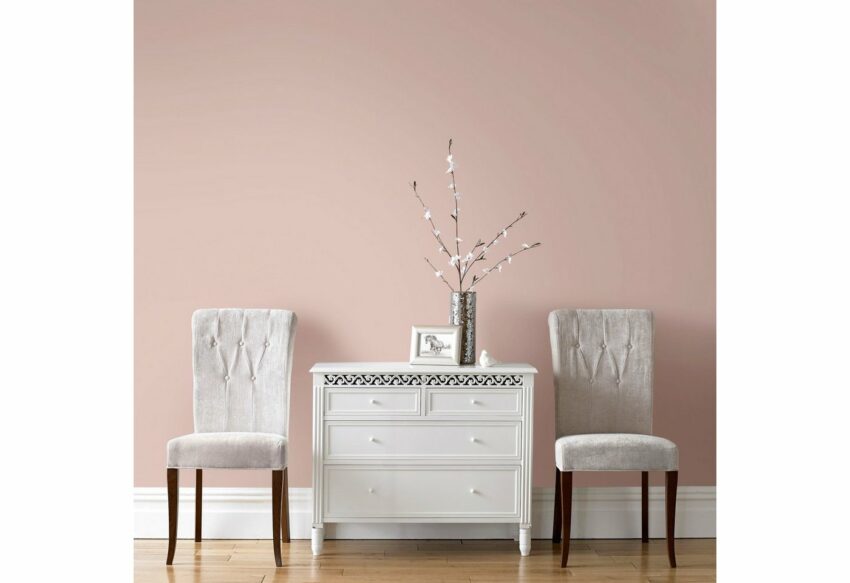 Art for the home Vliestapete »uni rosa«, geprägt, uni, 1000 cm Länge-Tapeten-Ideen für dein Zuhause von Home Trends