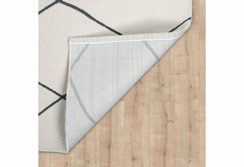 Teppich »Haral 786«, Paco Home, rund, Höhe 9 mm, Kurzflor, Scandi Design, Rauten Motiv, Wohnzimmer-Teppiche-Ideen für dein Zuhause von Home Trends