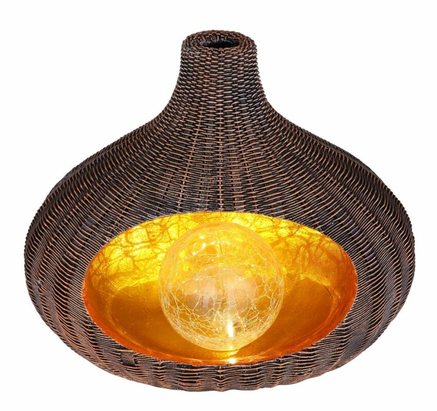 Globo Außen-Tischleuchte »SOLAR«, Skulptur oval-Lampen-Ideen für dein Zuhause von Home Trends