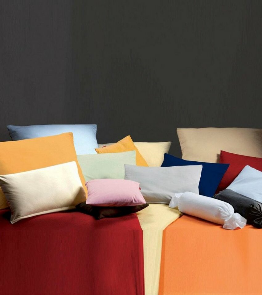 Kissenbezug »Colours Interlock Jersey«, fleuresse (2 Stück), in bügelfreier Interlock Qualität-Kissen-Ideen für dein Zuhause von Home Trends
