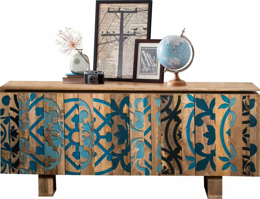 Home affaire Sideboard »Layer«, mit 4 sehr schöne dekorative Türen, Breite 177 cm-Sideboards-Ideen für dein Zuhause von Home Trends
