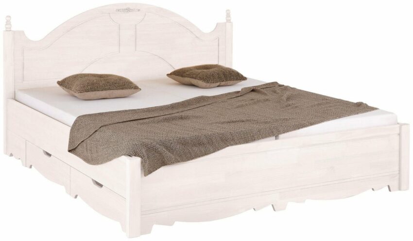 Home affaire Bett »Romantika«, aus massiver Kiefer, inklusive 2 Bettschubladen-Betten-Ideen für dein Zuhause von Home Trends