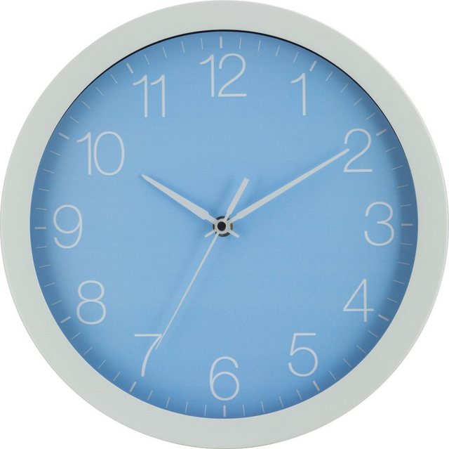 EUROTIME Wanduhr »Trend Alu Pastell Blau, 86138-00-1«-Uhren-Inspirationen