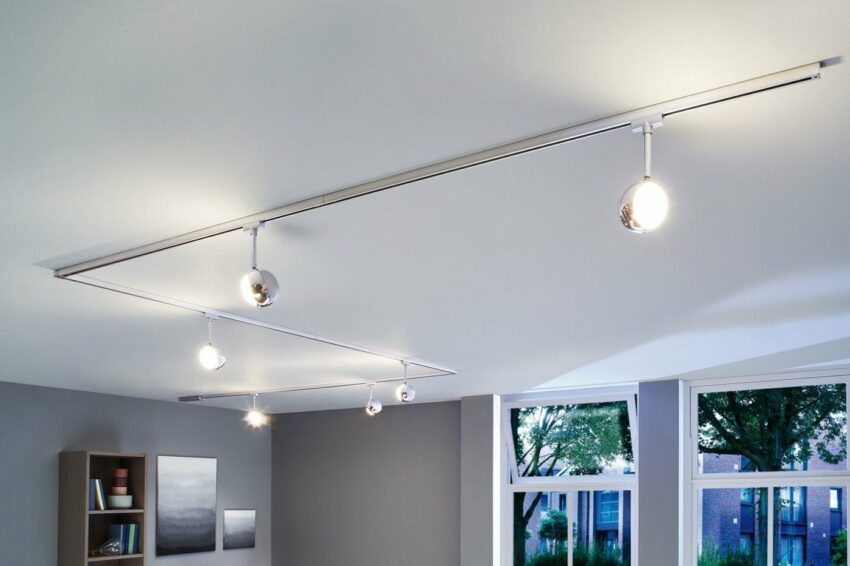 Paulmann Schienensystem-Leuchten »URail LED Spot Capsule II Chrom matt dimmbar 6W«, (1-tlg)-Lampen-Ideen für dein Zuhause von Home Trends