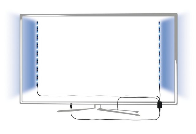 Paulmann LED-Streifen »bunt USB dimmbar Farbwechsel RGB 2x50cm«, 2-flammig-Lampen-Inspirationen