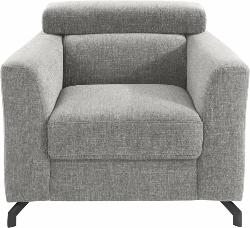 Places of Style Sessel »Casagrande Luxus«, incl. Kopfteilverstellung, mit besonders hochwertiger Kaltschaumpolsterung für bis zu 140 kg pro Sitzfläche, wahlweise mit Aqua-Clean-Bezug-Sessel-Ideen für dein Zuhause von Home Trends