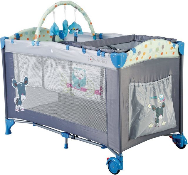 BabyGo Baby-Reisebett »Sleepwell, blau«, mit abnehmbarem Spielbogen-Betten-Inspirationen