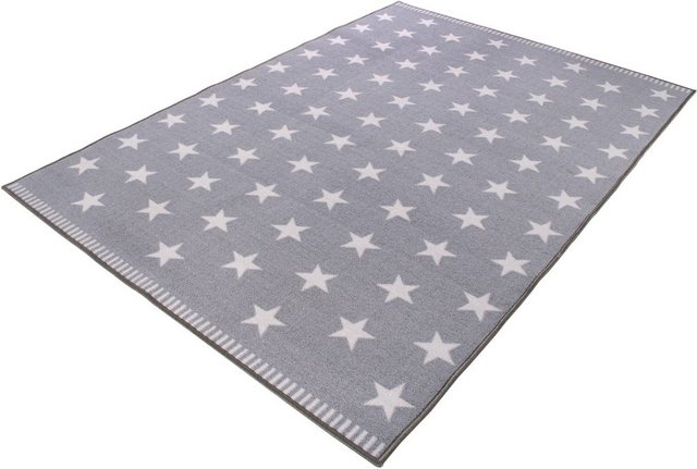 Teppich »Sternenhimmel«, Andiamo, rechteckig, Höhe 5 mm, Kurzflor, Motiv Sterne, Wohnzimmer-Teppiche-Inspirationen