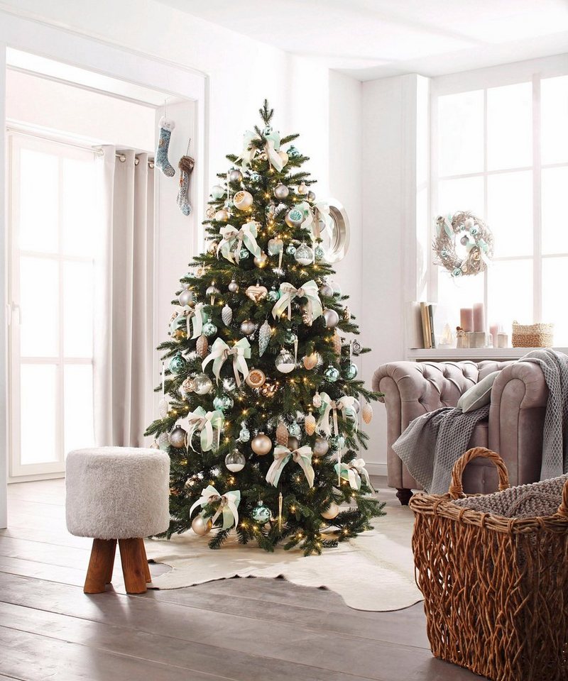 Creativ deco Künstlicher Weihnachtsbaum, mit LED-Lichterkette-Weihnachtsbäume-Ideen für dein Zuhause von Home Trends