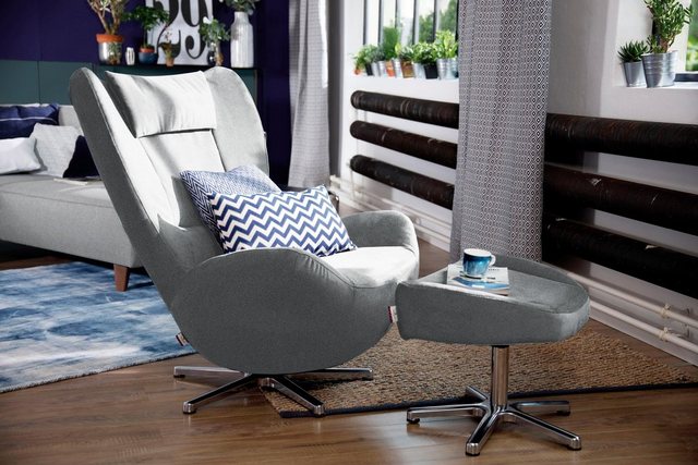 TOM TAILOR Loungesessel »TOM PURE«, mit Metall-Drehfuß in Chrom-Sessel-Inspirationen