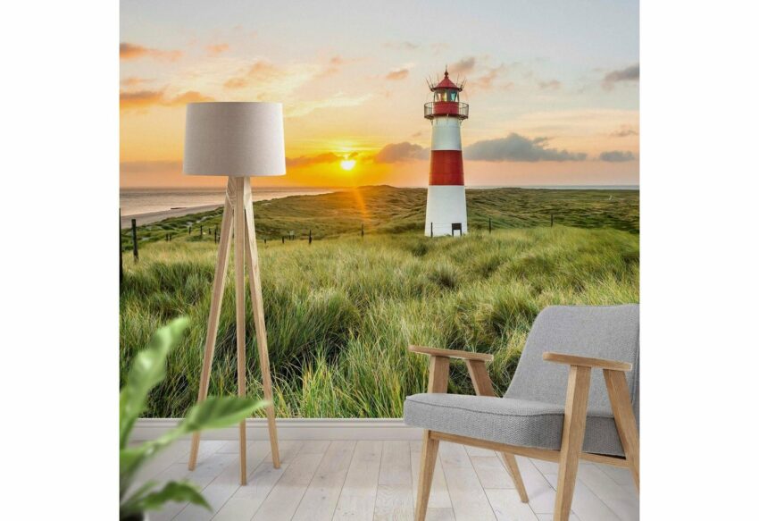 Wall-Art Vliestapete »Leuchtturm auf Sylt«-Tapeten-Ideen für dein Zuhause von Home Trends