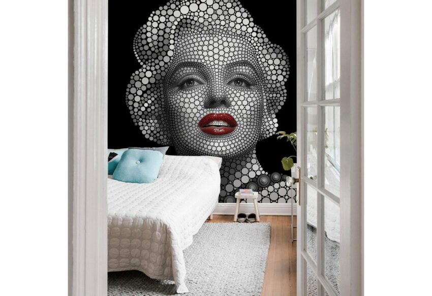 Wall-Art Vliestapete »Ben Heine Circlism: Marilyn Monroe«-Tapeten-Ideen für dein Zuhause von Home Trends