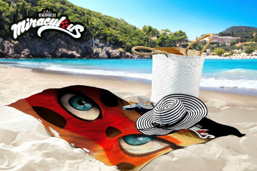 Strandtuch »Ladybug Eyes« (1-St), Miraculous, mit großer Nahaufnahme-Handtücher-Ideen für dein Zuhause von Home Trends