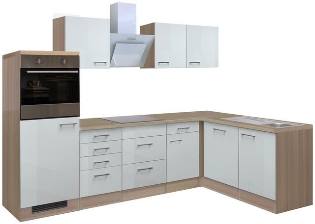 Flex-Well Küchenzeile »Abaco«, mit E-Geräten, Gesamtbreite 280x170 cm-Küchenzeilen-Inspirationen