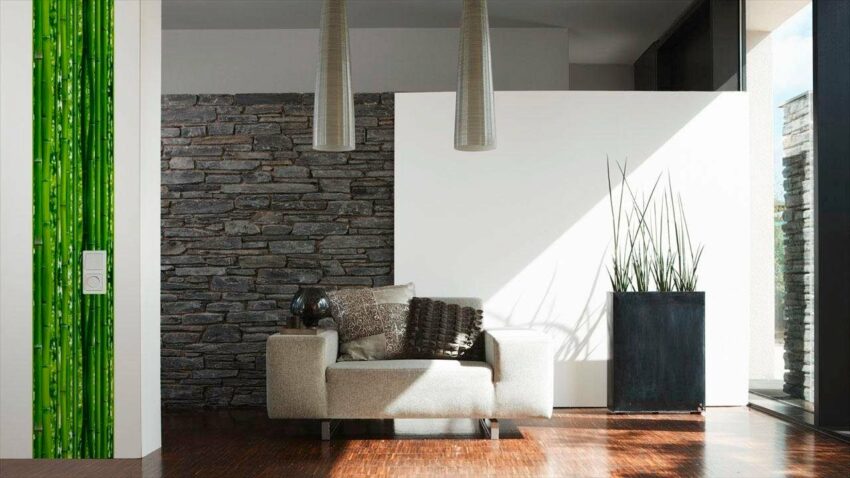 living walls Bordüre »pop.up Panel«, glatt, Wald, selbstklebend-Bordüren-Ideen für dein Zuhause von Home Trends