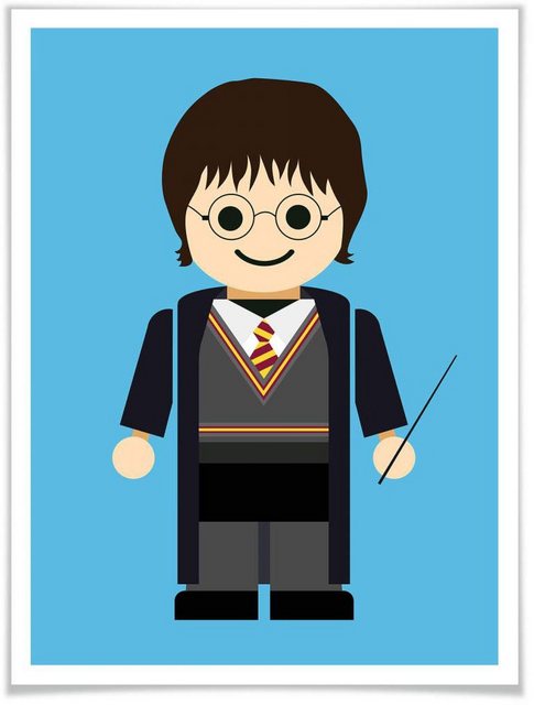 Wall-Art Poster »Playmobil Harry Potter Spielzeug«, Kinder (1 Stück), Poster, Wandbild, Bild, Wandposter-Bilder-Inspirationen