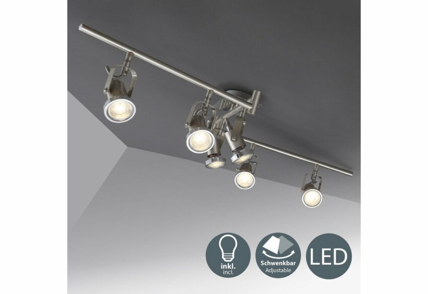 B.K.Licht LED Deckenspots »Phönix 6«, LED Deckenstrahler Deckenleuchte Lampe modern Spot-Leuchte Spotlights inkl.5W 400lm-Lampen-Ideen für dein Zuhause von Home Trends