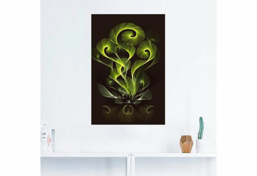 Artland Wandbild »Leuchtfarn filigran«, klassische Fantasie (1 Stück), in vielen Größen & Produktarten - Alubild / Outdoorbild für den Außenbereich, Leinwandbild, Poster, Wandaufkleber / Wandtattoo auch für Badezimmer geeignet-Bilder-Ideen für dein Zuhause von Home Trends