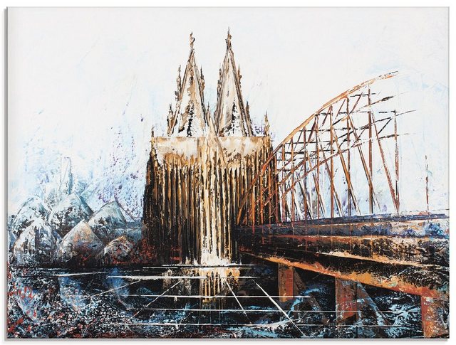 Artland Glasbild »Köln Impression«, Deutschland (1 Stück)-Bilder-Inspirationen
