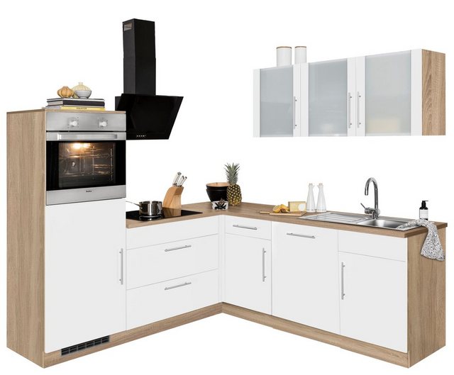 wiho Küchen Winkelküche »Cali«, ohne E-Geräte, Stellbreite 210 x 220 cm-Küchenzeilen-Inspirationen
