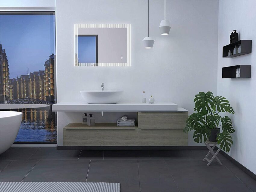Talos Badspiegel »TRACE« (Komplett-Set), BxH: 80x60 cm, energiesparend-Spiegel-Ideen für dein Zuhause von Home Trends