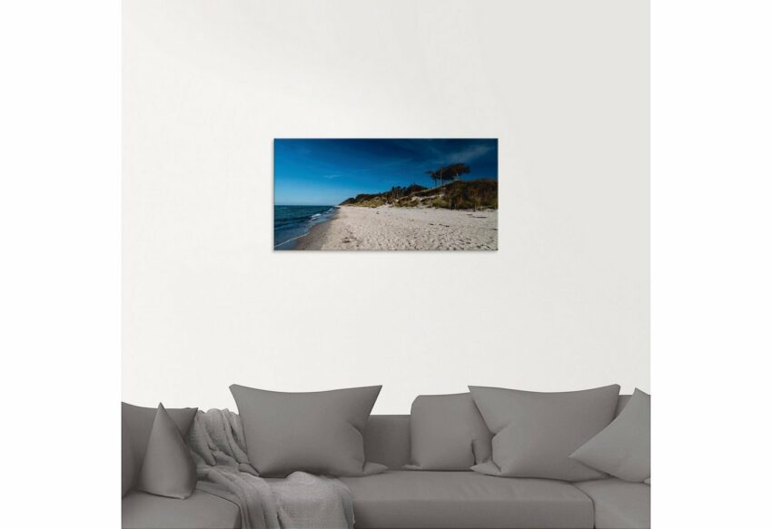 Artland Glasbild »Am Weststrand- Ostsee - Darss«, Strand (1 Stück)-Bilder-Ideen für dein Zuhause von Home Trends