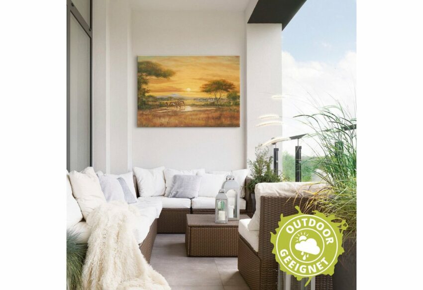 Artland Wandbild »Afrikanische Steppe«, Wildtiere (1 Stück), in vielen Größen & Produktarten - Alubild / Outdoorbild für den Außenbereich, Leinwandbild, Poster, Wandaufkleber / Wandtattoo auch für Badezimmer geeignet-Bilder-Ideen für dein Zuhause von Home Trends