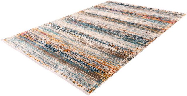 Teppich »Valessa-808«, calo-deluxe, rechteckig, Höhe 5 mm, Wohnzimmer-Teppiche-Inspirationen