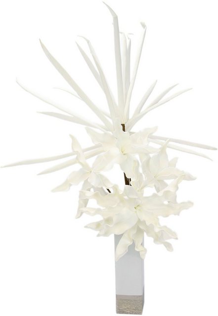 Kunstblume »Soft-Blumenarrangement«, I.GE.A., Höhe 90 cm, Keramikvase-Kunstpflanzen-Inspirationen