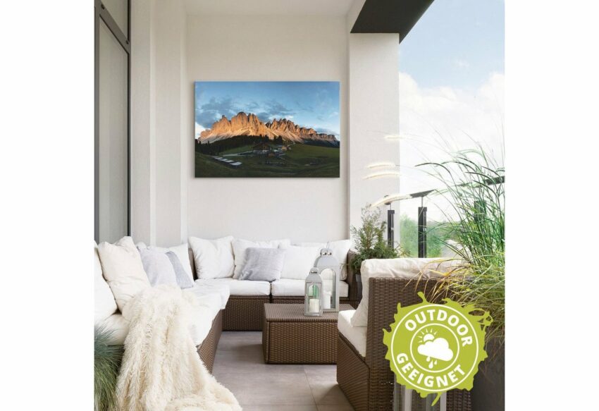 Artland Wandbild »Villnösser Geislerspitzen«, Bilder von Europa (1 Stück), in vielen Größen & Produktarten - Alubild / Outdoorbild für den Außenbereich, Leinwandbild, Poster, Wandaufkleber / Wandtattoo auch für Badezimmer geeignet-Bilder-Ideen für dein Zuhause von Home Trends