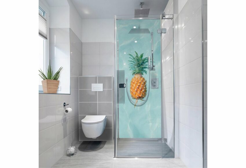 MySpotti Spritzschutz »fresh Happy Pineapple«, 100 x 255 cm-Küchenrückwände-Ideen für dein Zuhause von Home Trends