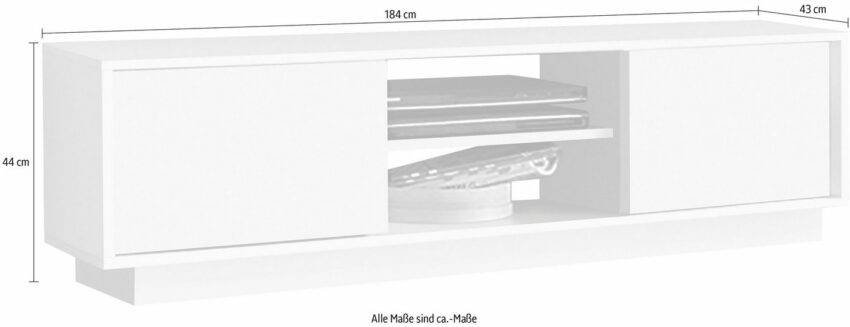 LC Lowboard »Ice«, Breite 139 und 184 cm, grifflos-Lowboards-Ideen für dein Zuhause von Home Trends