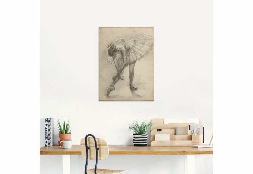 Artland Glasbild »Antike Ballerina Übung II«, Sport (1 Stück)-Bilder-Ideen für dein Zuhause von Home Trends