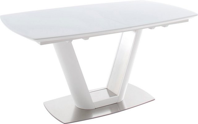 MCA furniture Esstisch »Vanita«, Bootsform mit Synchronauszug, Tischplatte Sicherheitsglas-Tische-Inspirationen