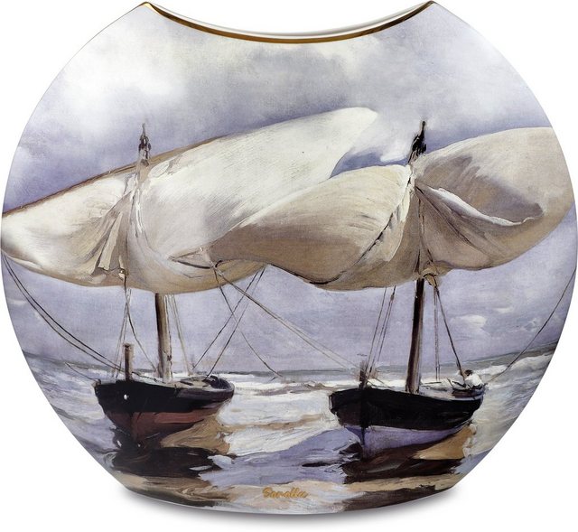 Goebel Tischvase »Vase Joaquin Sorolla - "Boote / Spaziergang am Strand"« (1 Stück)-Blumenvasen-Inspirationen