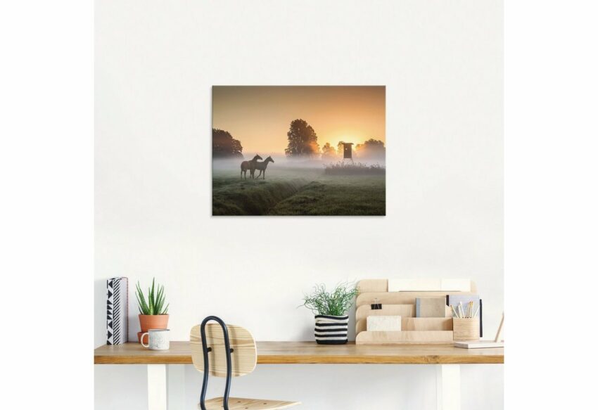 Artland Glasbild »Herbststille«, Haustiere (1 Stück)-Bilder-Ideen für dein Zuhause von Home Trends